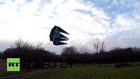 France: Guy turns DRONE into Star Wars TIE Interceptor