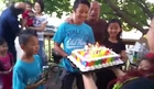 Mom Drops Son's Birthday Cake