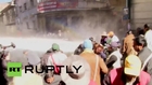 Bolivia: Police use water cannon on disabled protesters demanding state benefits