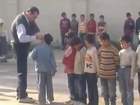 Turkish teacher hits Kurdish children