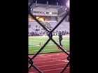 Running on the football field and having a seizure