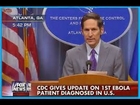 October 1 2014 Breaking News First EBOLA case USA TX CDC states 1st American contracts Ebola