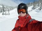 Snowboarding at Sun Peaks, BC, Mar 20,2014