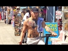 UFC Champ Conor McGregor Flaunts His Hot Shirtless Bod Riding A Segway In Venice
