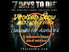 7 Days to Die Alpha 8.6 5 Minute Tips & Tricks  New Venison Stew