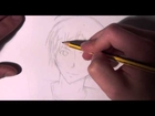 Speed drawing Bakuman - Mashiro Moritaka - How to draw Mashiro - 真城最高