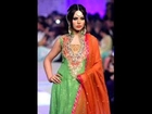 ayyan ali bridal ramp walk at karachi fashion show 2014
