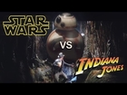 Star Wars vs Indiana Jones droid chase!