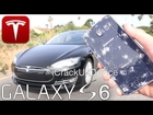 Samsung Galaxy S6 Run Over By Tesla Model S (Extreme Smash) - Torture & S6 Drop Test