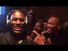 Dr. Dre & Tyrese Gibson in the studio celebrating Beats by Dre $3.2 BILLION Deal