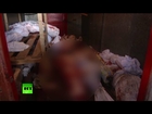 GRAPHIC: Bodies piled in Gaza flower shop as morgue evacuated from Rafah