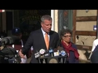 Mayor de Blasio Visits The Meatball Shop and Hosts Press Availability