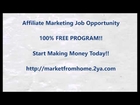 JOB OPPORTUNITY    AFFILIATE MARKETING ONLINE!! CASH TODAY!!