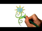 How to Draw a Cool Simple Daisy Flower Tattoo Design