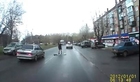 Crazy Car Crash - Crazy Driver Slams Into A Woman