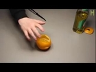 Make Candle with Orange and Olive oil