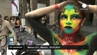 Body-painting artistique à Mexico