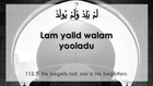 Learn Surat Al-Akhlâs (Oneness of God) [english,phonetic,arabic]