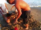 Beach Prank Gone Wrong video ...LOL