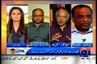 GEO TV News Room Ayesha Baksh Operation Zarb-e-Azb with MQM Babar Ghauri (01 July 2014)