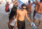 Revelers Celebrate Argentina's Victory Over Switzerland on Copacabana Beach