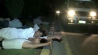 Roadside sleepers risk lives to escape heat