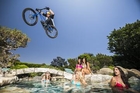Danny MacAskill at The Playboy Mansion