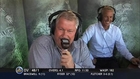 Jesse Ryder's six hits commentator Ian Smith's car while he's on air