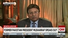 Ex President  Gen Pervaz Mushraf Interview on CNN News -2