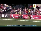 Smith Finds Gap Between Legs To Score a Boundary