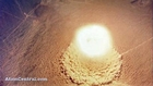 AERIAL VIEW OF AN ATOMIC BOMB EXPLOSION - Discovery History Military War