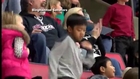 This little kid totally broke it down to Uptown Funk at the hockey game