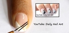 Luxury Black and White Tip! - How to do French tip manicure designs
