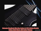 Schecter Blackjack Slim Line Series C-8 EX 8-String Electric Guitar Satin Black with Active