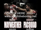 watch live boxing Mayweather vs Pacquiao