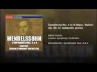 Symphony No. 4 in A Major, 'Italian' Op. 90: IV. Saltarello presto