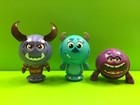 Monsters University Pop-Up Figurines Sully, Johnny and Art by DisneyToysReview
